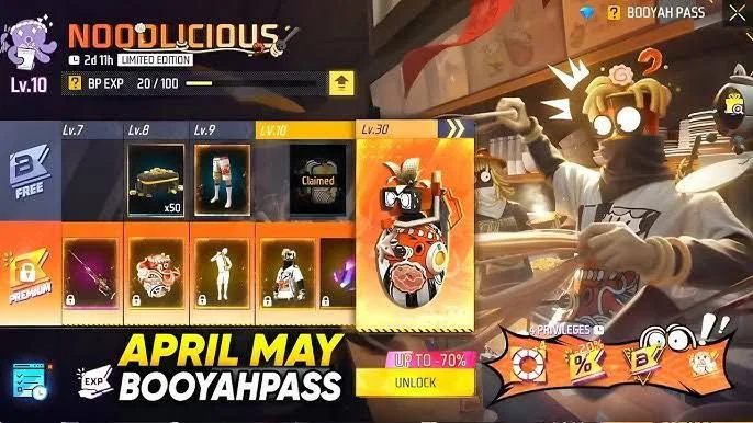 Free Fire Noodlicious Booyah Pass 