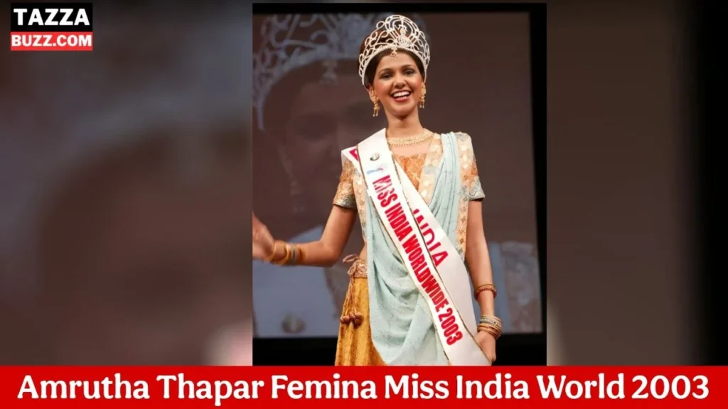 amrutha Thapar Femina Miss India World 2003